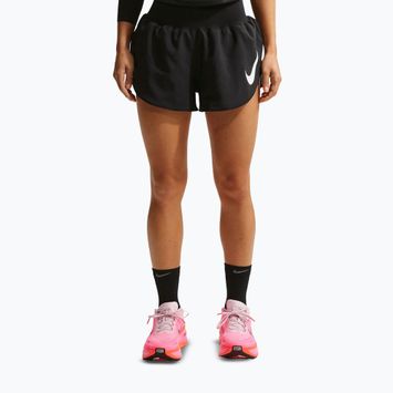 Pantaloncini da running donna Nike Tempo Swoosh Dri-Fit Mid-Rise Brief-Lined black/white