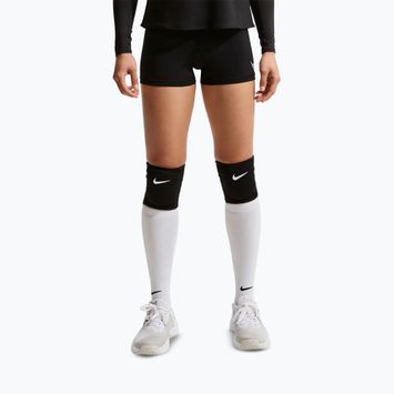 Pantaloncini da allenamento da donna Nike Pro Mid Rise Biker 3" black/white/metallic silver