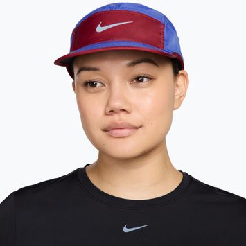 Cappellino con visiera Nike Dri-Fit Fly sapphire/team crimson/hydrogen blue