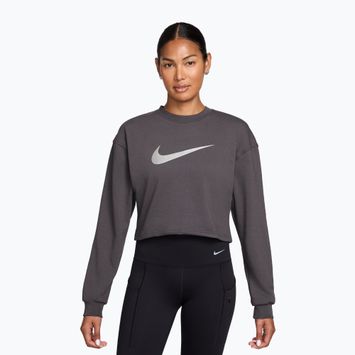 Felpa training donna Nike Pro Dri-Fit Crew Neck thunder grey/metallic silver/white