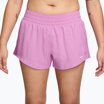 Pantaloncini da donna Nike One Dri-Fit 3" light magenta/white
