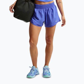Pantaloncini da donna Nike One Dri-Fit 3" sapphire/white