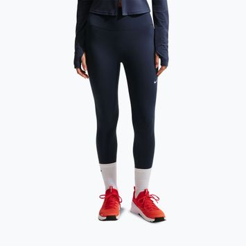 Leggings da donna Nike One midnight navy/white