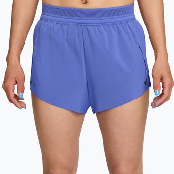 Pantaloncini da corsa da donna Nike AeroSwift Dri-Fit ADV Mid-Rise 3" sapphire/black/white/black