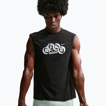 Maglietta da allenamento da uomo Nike Hyverse Dri-Fit Training black/white
