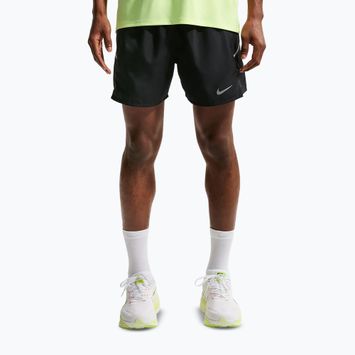 Pantaloncini da corsa da uomo Nike Miler Dri-Fit 2in1 5" black/black