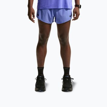 Pantaloncini da corsa da uomo Nike AeroSwift Dri-Fit ADV 4" sapphire/black