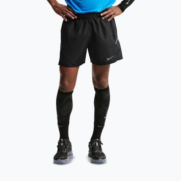 Pantaloncini da uomo Nike Miler Dri-Fit Brief Lined 5" black/black