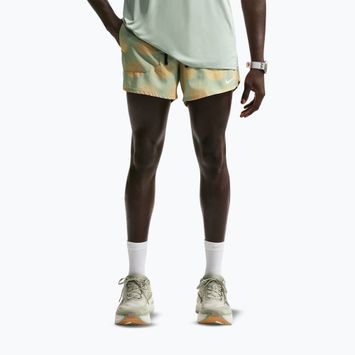 Pantaloncini da corsa da uomo Nike Stride Dri-Fit Brief Lined 5" jade horizon