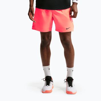 Pantaloncini da tennis da uomo Nike Court Dri-Fit Victory 7" hot lava/black