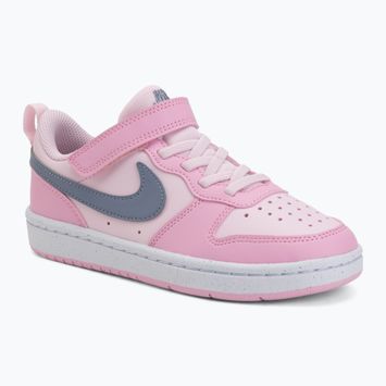 Scarpe per bambini Nike Court Borough Low Recraft pink foam/pink rise/white/ashen slate