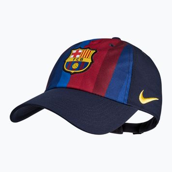 Cappellino con visiera da bambino Nike FC Barcelona Club Poly blackened blue