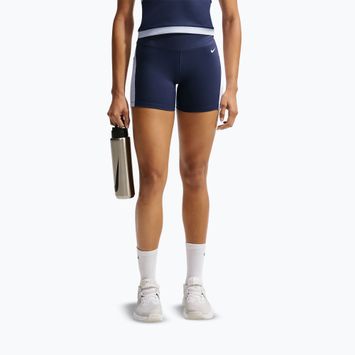 Pantaloncini da donna Nike One High Waisted Biker 5" midnight navy/hydrogen blue/white
