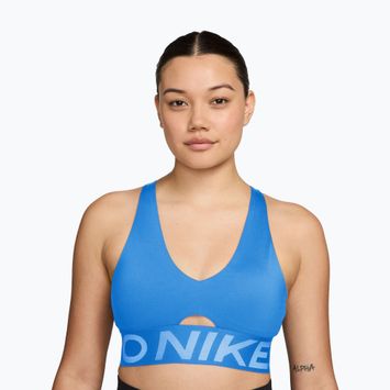 Reggiseno sportivo Nike Pro Sculpt Medium Support university blue/hydrogen blue/white