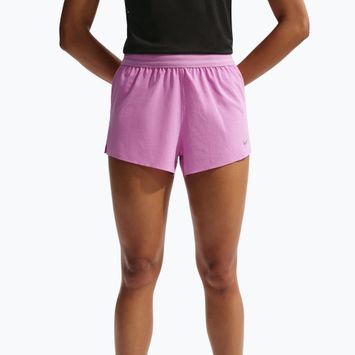 Pantaloncini da corsa da uomo Nike Swift Breathe Dri-Fit Mid-Rise 2.5" light magenta/photon dust