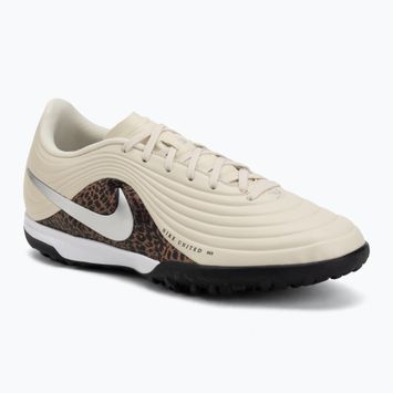 Scarpe da calcio da uomo Nike United Tiempo Maestro Academy TF fossil/burgundy crush/metallic silver