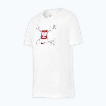 Maglietta da calcio per bambini Nike Graphic Poland bianca