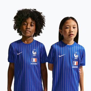 Maglietta da calcio per bambini Nike France Pre-Match game royal/university red/white