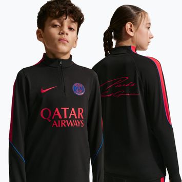 Felpa da calcio per bambini Nike Paris Saint-Germain Strike Dri-Fit Soccer Knit Drill Top black/global red/global red