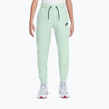 Pantaloni per bambini Nike Sportswear Tech Fleece barely green/black/black