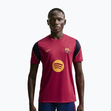 Maglietta da calcio da uomo Nike FC Barcelona Strike Soccer Dri-Fit noble red/blackened blue/mineral yellow