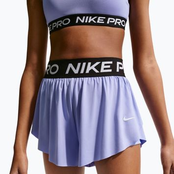 Pantaloncini bambini Nike Pro Dri-Fit 2in1 light thistle/black/white