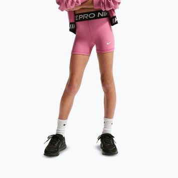 Pantaloncini da bambino Nike Pro peony/white