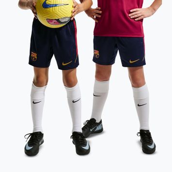 Pantaloncini da calcio per bambini Nike FC Barcelona Strike blackened blue/noble red/mineral yellow