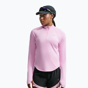 Felpa da corsa donna Nike Tempo Dri-Fit 1/4 Zip pink rise