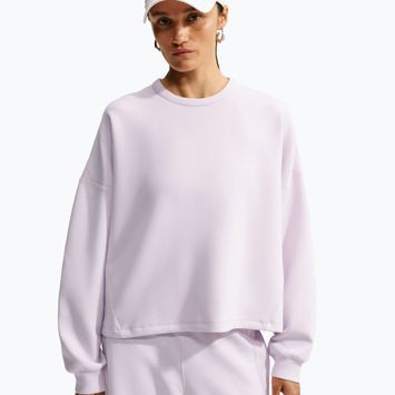 Felpa da allenamento donna Nike 24.7 ImpossiblySoft Bleached Lilac/Platinum Violet