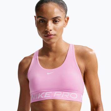 Reggiseno sportivo Nike Pro 365 pink rise/white