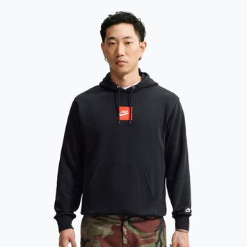 Felpa da uomo Nike Sportswear Club black/black/white