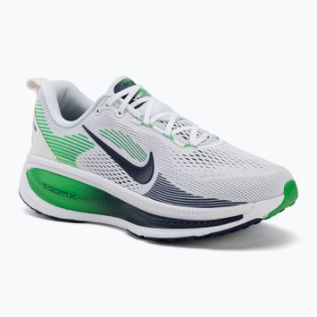 Scarpe da corsa uomo Nike Vomero 18 white/green spark/midnight navy