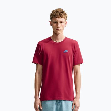 T-shirt da uomo Nike Sportswear Club tough red/football blue