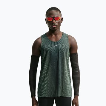 Maglia da corsa da uomo Nike Stride black/light green spark