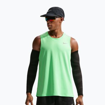 Maglia da corsa da uomo Nike Miler illusion green