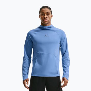 Felpa da allenamento uomo Nike Pro Indigo Storm/Black