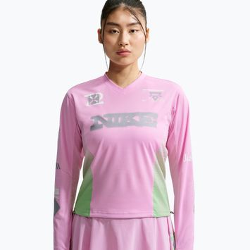 Longsleeve da running donna Nike Swift Jersey Top pink rise/illusion green