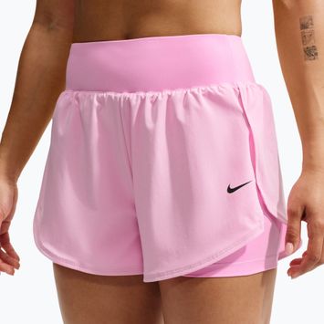 Pantaloncini da allenamento da donna Nike Pro Sculpt pink rise/black