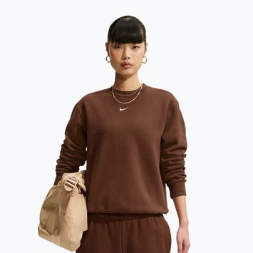 Felpa donna Nike Studio Fleece cacao wow/sail
