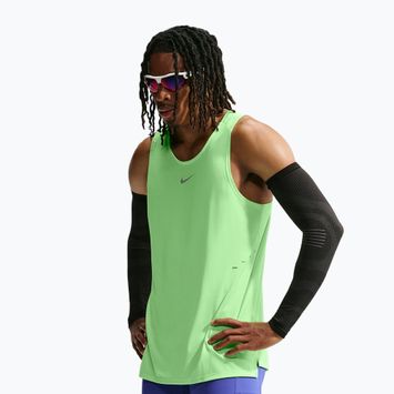 Maglia da corsa da uomo Nike Stride volt/light silver