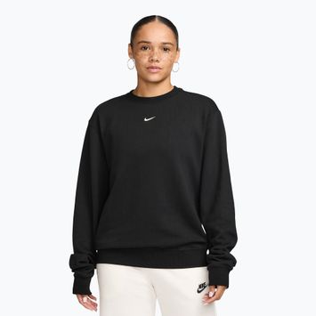 Felpa donna Nike Studio Fleece Lightweight total black/sail