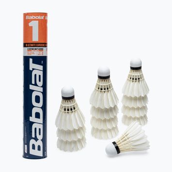 Volani Babolat per badminton 1 12 pezzi bianchi.