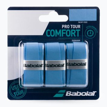 Racchette da tennis Babolat Pro Tour 3 pezzi blu.