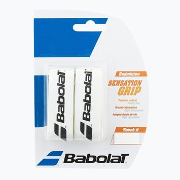 Babolat Grip Sensation Racchette da badminton 2 pezzi bianco.