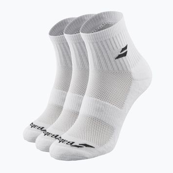 Calzini Babolat Quarter 3 Pack bianco/bianco