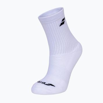 Calzini Babolat Junior per bambini 3 paia bianco/bianco
