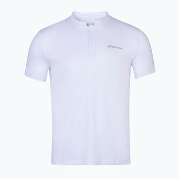 Polo da tennis da uomo Babolat Play Polo bianco/bianco