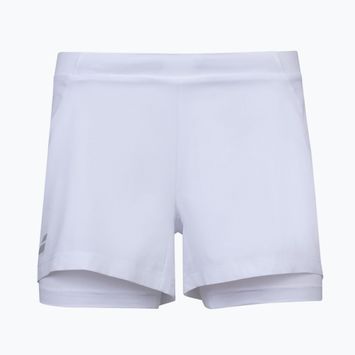 Pantaloncini da tennis da donna Babolat Exercise bianco/bianco