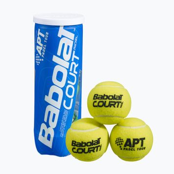 Palline da paddle Babolat Court 3 pz. giallo